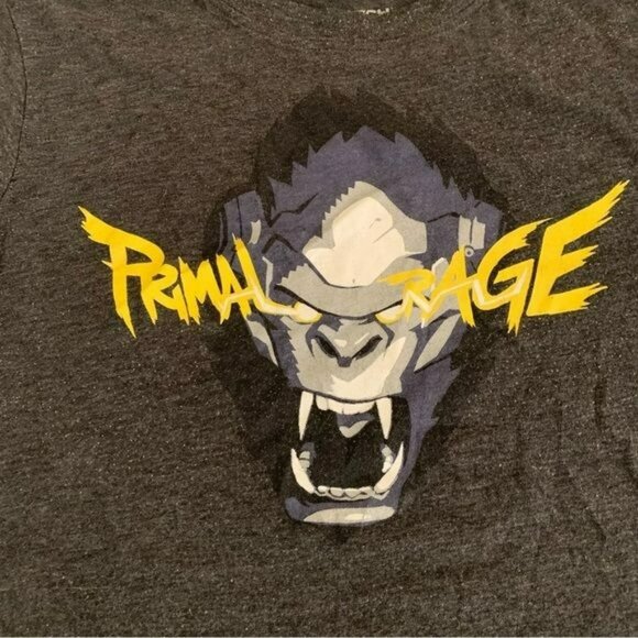 Loot crate overwatch primal rage monkey womens short sleeve graphic t-shirt -M - Picture 8 of 9